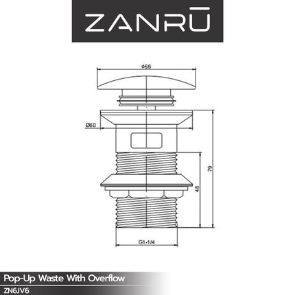 Afur Wastafel ZANRU ZN6JV6 Avur Washtafel Overflow Cuci Tangan