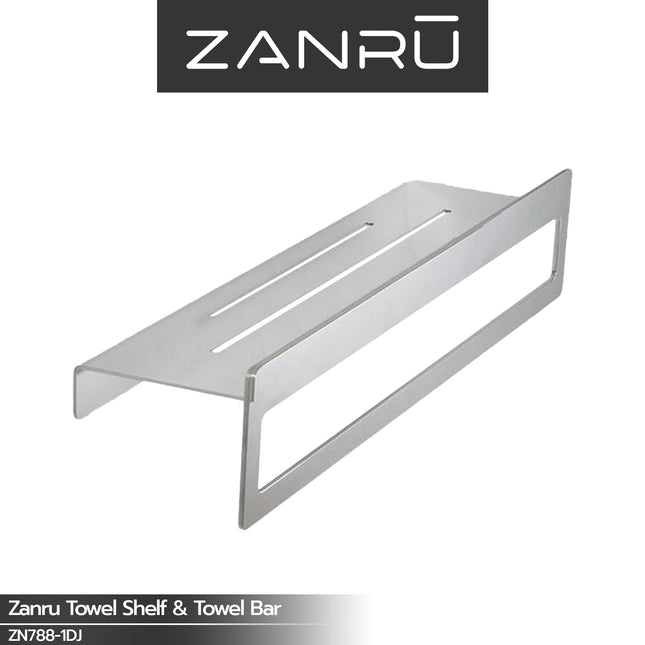 Towel Shelf Bar ZANRU ZN788-1DJ Multifunctional Gantungan Handuk Baju