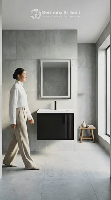 Wastafel Kabinet Germany Brilliant GBW-LD60D Dengan Miror LED