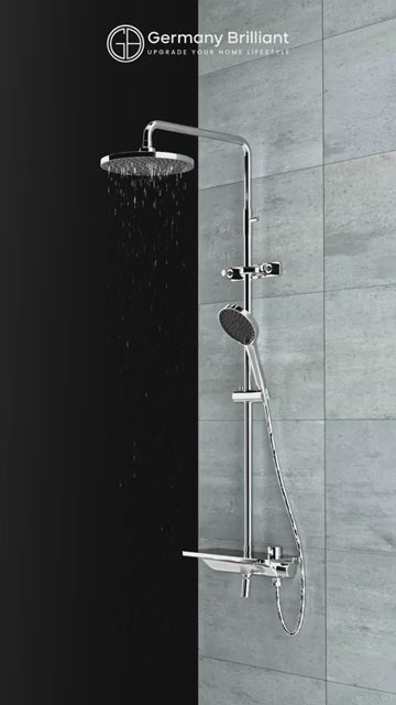 Shower Tiang Column Set Germany Brilliant GBV37A Series Sower Tiang Air Panas Dingin