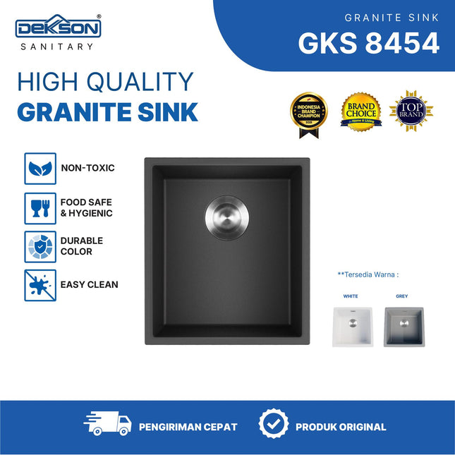 Kitchen Sink Dekkson Sink Dapur Dekson Anti Gores & Tahan Panas GKS 8454