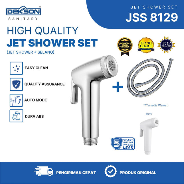 Jet Shower Set Dekkson Bidet Cebok Kloset JSS 8129 Dura ABS