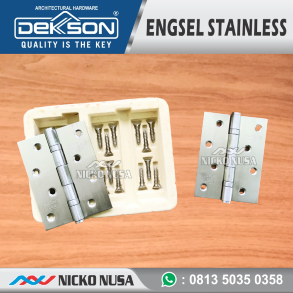 ENGSEL STAINLESS DEKKSON SUS 316 4X3X2MM 2BB SSS - Gambar 3