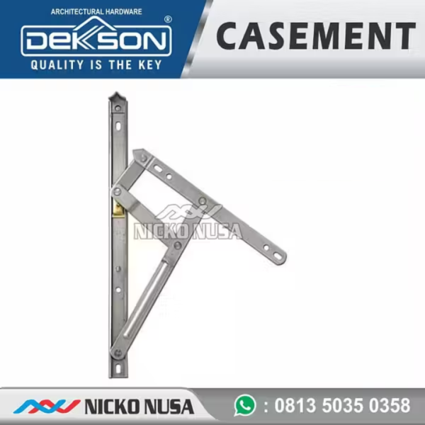 ENGSEL JENDELA CASEMENT FRICTION STAY DEKKSON FS SS 12 INCH TOP SIDE