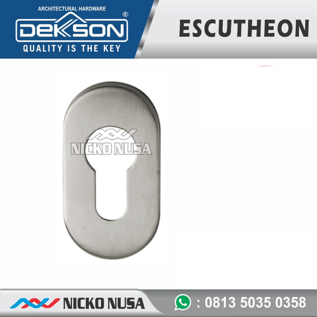 Escutcheon Oval DEKKSON ESCN 84030 SSS / Ring Kunci Pintu Oval