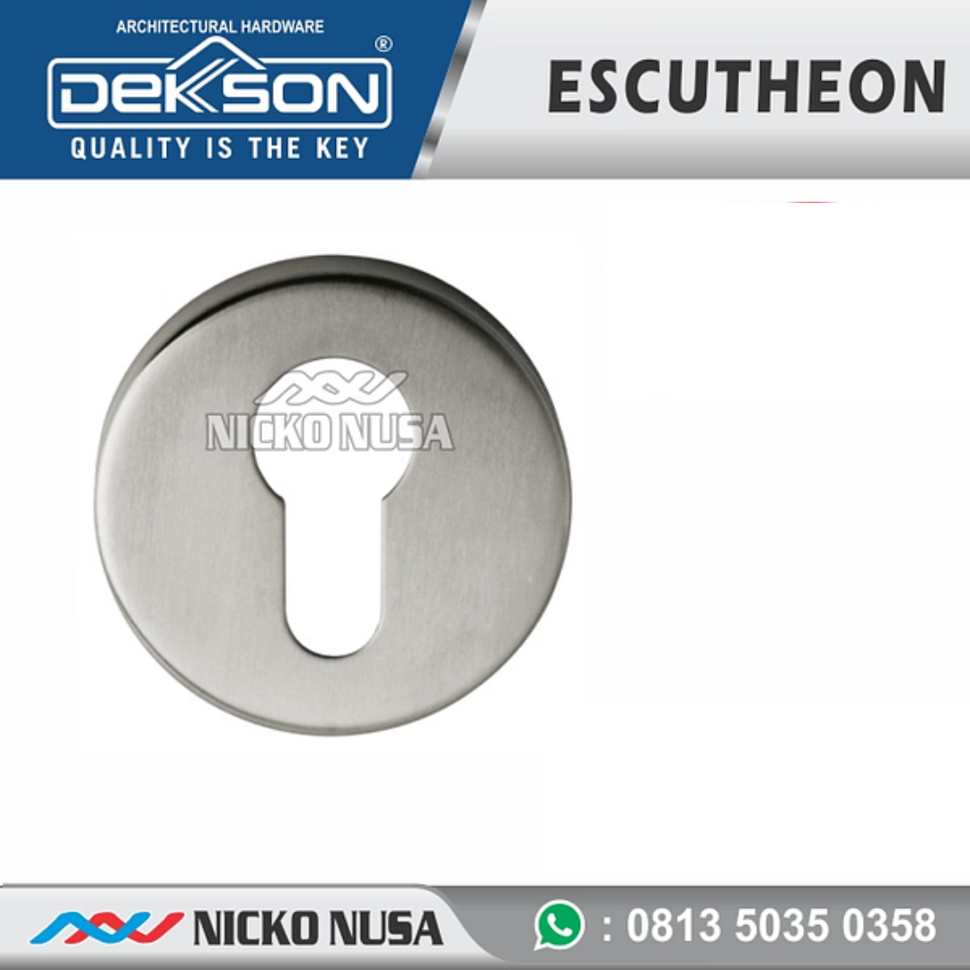 Escutcheon Dekkson ESCN D01 SSS Cover Tutup Ring Kunci Bulat
