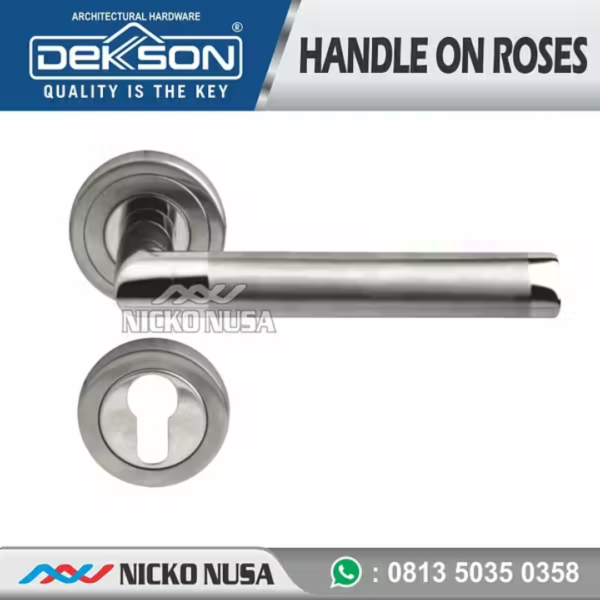 Handle Pintu Dekson/Dekkson LHTR 0019 SSS Lever Handle Tube Roses