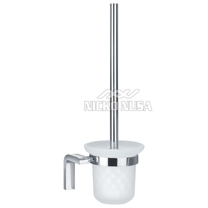 PALOMA BAP 1113 NANCY BRASS TOILER BRUSH & HOLDER 1113