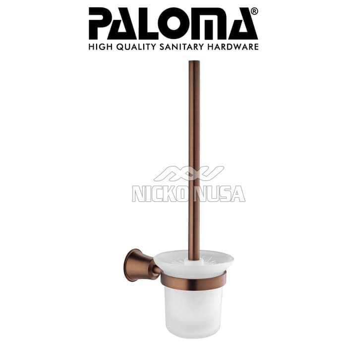 Toilet Brush & Holder PALOMA BAP 8413 Tempat Sikat WC Kamar Mandi