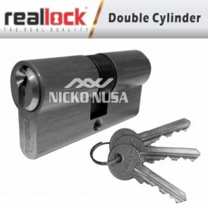 Silinder Kunci Pintu Reallock DC RLK 60 MM SN Double Cylinder
