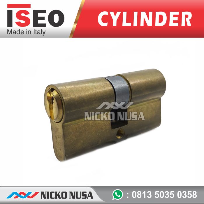Double Cylinder ISEO F5 60 mm PB, Kunci Pintu Itali, Cylinder Pintu Itali - Gambar 2
