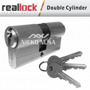 Silinder Kunci Pintu Reallock DC RLK 65 MM SN Double Cylinder