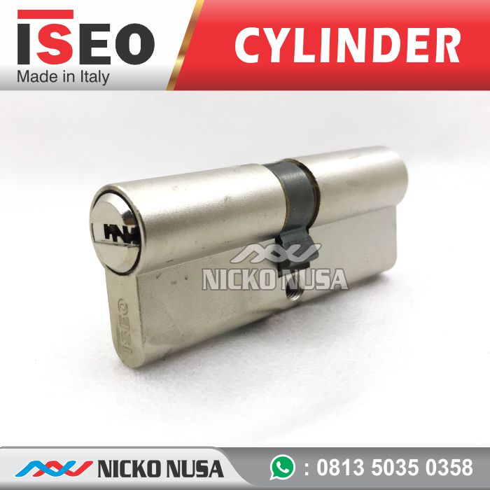 Double Cylinder Komputer Key ISEO R6 80 MM SN, Kunci Pintu, Cylinder Pintu Itali - Gambar 2
