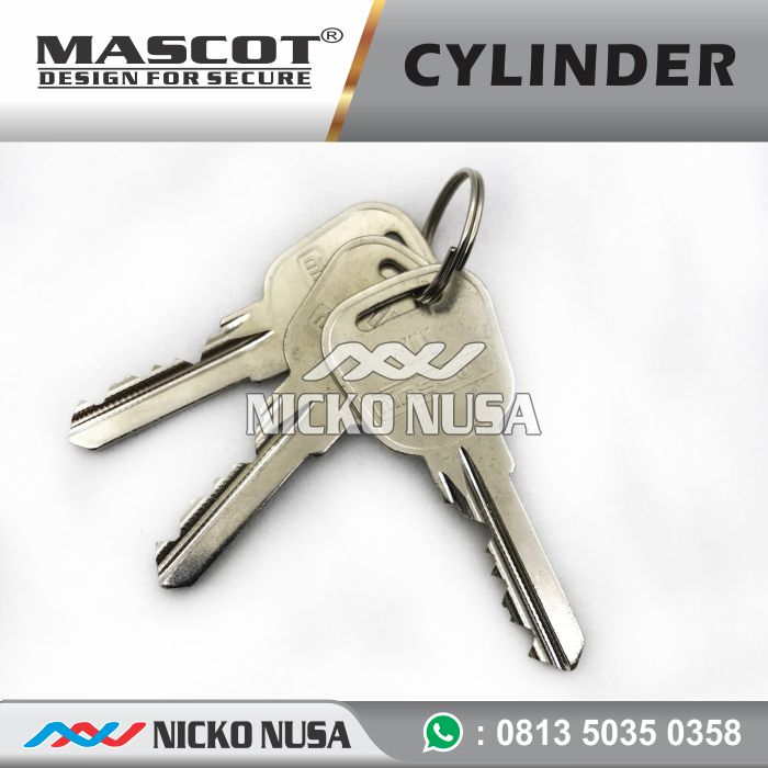 Double Cylinder MASCOT 60mm SN, Kunci Pintu, Cylinder Pintu - Gambar 4