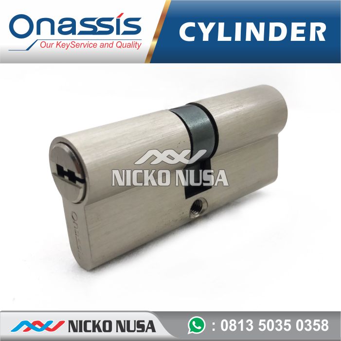 Silinder Kunci Pintu Onassis DCK CY/ONS 70MM ATMOSTECH Double Cylinder Computer Key - Gambar 4