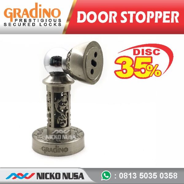 DOOR STOP MAGNET GRADINO STP 916 SN Penahan Pintu, Stoper Pintu, Penahan Pintu rumah