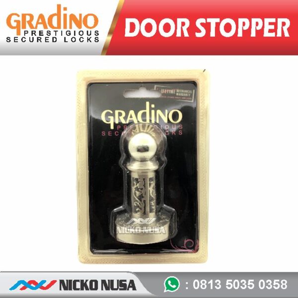 DOOR STOP MAGNET GRADINO STP 916 SN Penahan Pintu, Stoper Pintu, Penahan Pintu rumah - Gambar 3