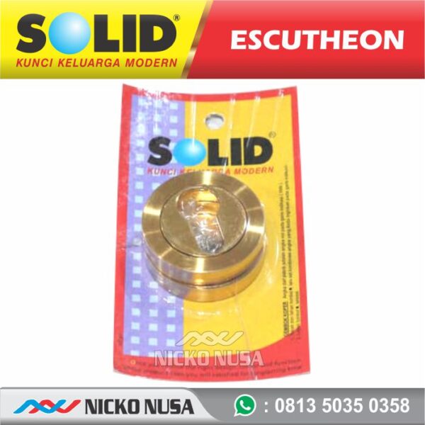 Escutheon Ring Kunci Solid E 62.15 GP+SG Tutup Ring Kunci Bulat - Gambar 2