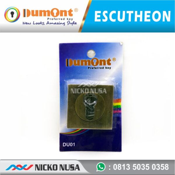 Escutheon Ring Kunci DUMONT DMN S61 AB BIG Tutup Ring Kunci Kotak - Gambar 2