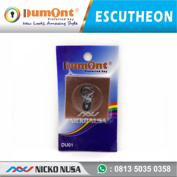Escutheon Ring Kunci DUMONT DMN S66 COPPER Tutup Ring Kunci KOtak - Gambar 2