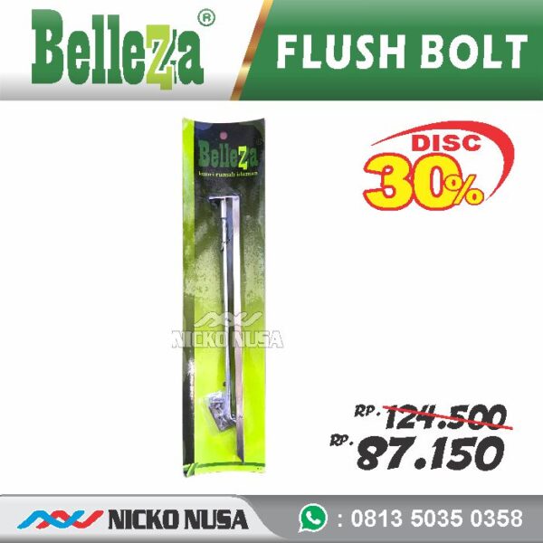 Flush Bolt Bellezza PGS HZ 18" SS Grendel Tanam Slot Tanam - Gambar 2