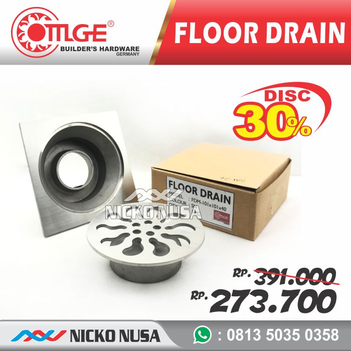Floor Drain OMGE 101 x 40 SN Saringan Got