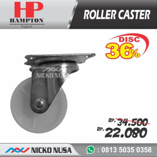 Roller caster HAMPTON RC PP 50 2inch no brake / roda