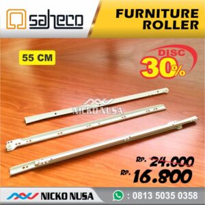 Rel Laci Soft Roller SAHECO CL WH 550mm Rel Laci Roda Single Track