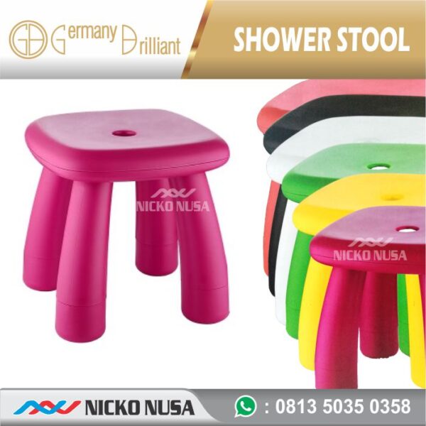 GBSEAT-P SHOWER STOOL /Dingklik GERMANY BRILLIANT PURPLE - Gambar 2