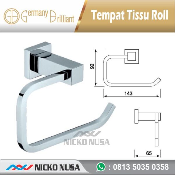 Accesoris Germany Briliant type GBTL 8731 Toilet Paper Holder