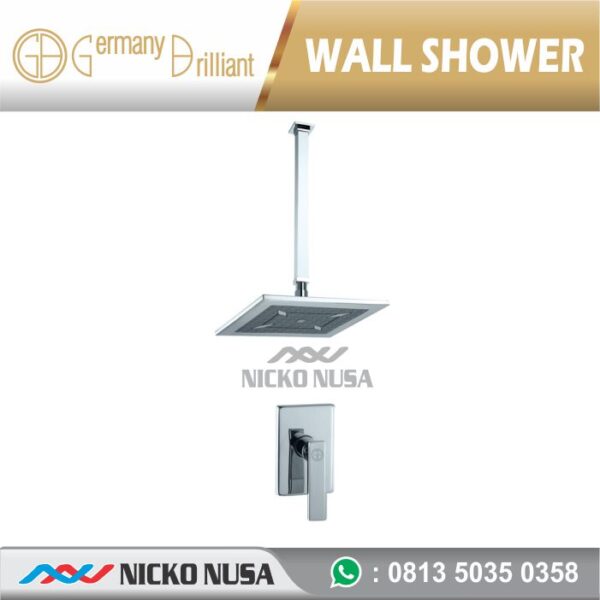 Wall Shower Set (COLD) / Shower Tembok Germany Brilliant GBV2125A
