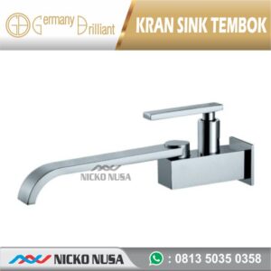 Kran Sink Dinding / Tembok Germany Brilliant GBV3512 Dengan Design Minimalis