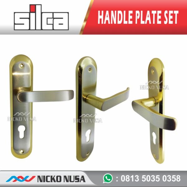 Handle Plate Set STK SILCA ST-L307 A126 (Handle Plate+Body+Cylinder) SN/GP - Gambar 2