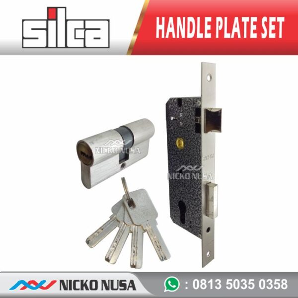 Handle Plate Set STK SILCA ST-L307 A126 (Handle Plate+Body+Cylinder) SN/GP - Gambar 3
