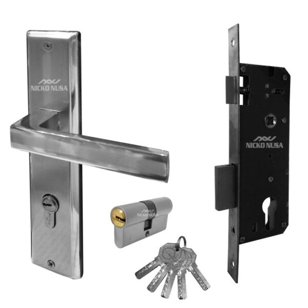 Handle Plate Set BELGREN STARLIGHT SN/CP (Handle Plate+Body+Cylinder)