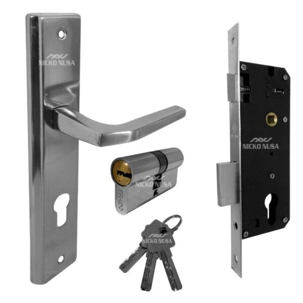 Handle Plate Set PRADO 911.05 SN+CP (Handle Plate+Body+Cylinder)