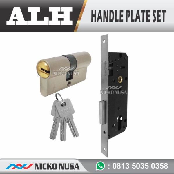 Handle Plate Set ALH 935 SN/CP (Handle Plate+Body+Cylinder) - Gambar 3