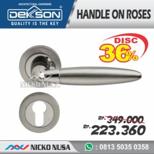 Handel Pintu LHR 2099 SN+NP , Lever Handle Pintu kayu, Kunci Pisah