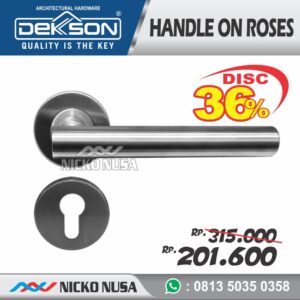 Handel Pintu LHTR 0109 SS , Lever Handle Pintu kayu, Kunci Pisah