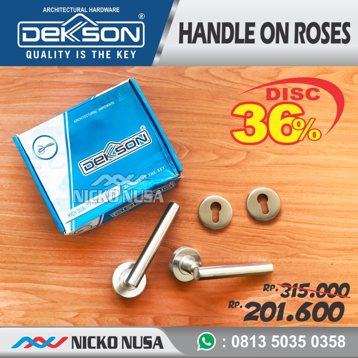 Handel Pintu LHTR 0109 SS , Lever Handle Pintu kayu, Kunci Pisah - Gambar 2