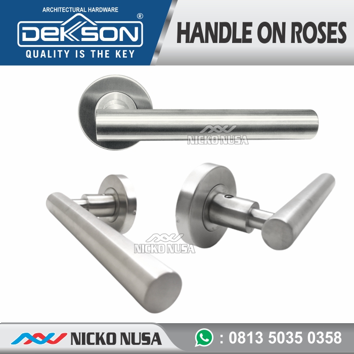 Handel Pintu LHTR 0109 SS , Lever Handle Pintu kayu, Kunci Pisah - Gambar 3