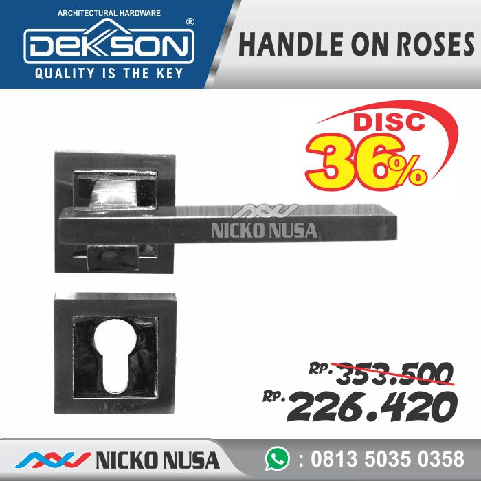 Handle Pintu Dekkson ZZ 5230 SC+CP / Handle Pintu Pisah