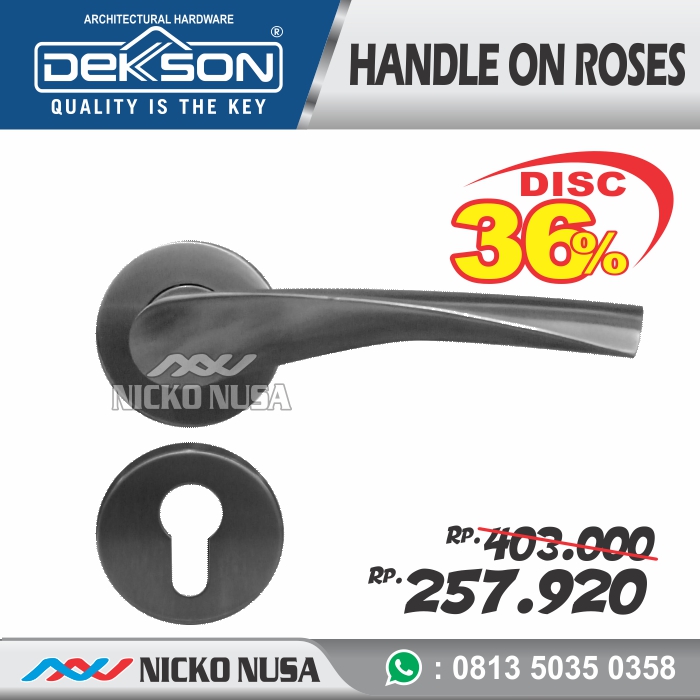 Handle Pintu Dekkson LHTR 0824 SS / Handle Pintu Pisah