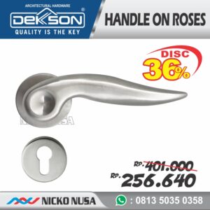 Lever Handle Tube Roses / Handle on Roses Pintu Dekkson LHTR 00853 SSS / Handle Pintu Pisah
