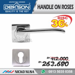 Handel Pintu Dekkson LHR 9991 CP , Lever Handle Pintu Kayu, Kunci Pisah