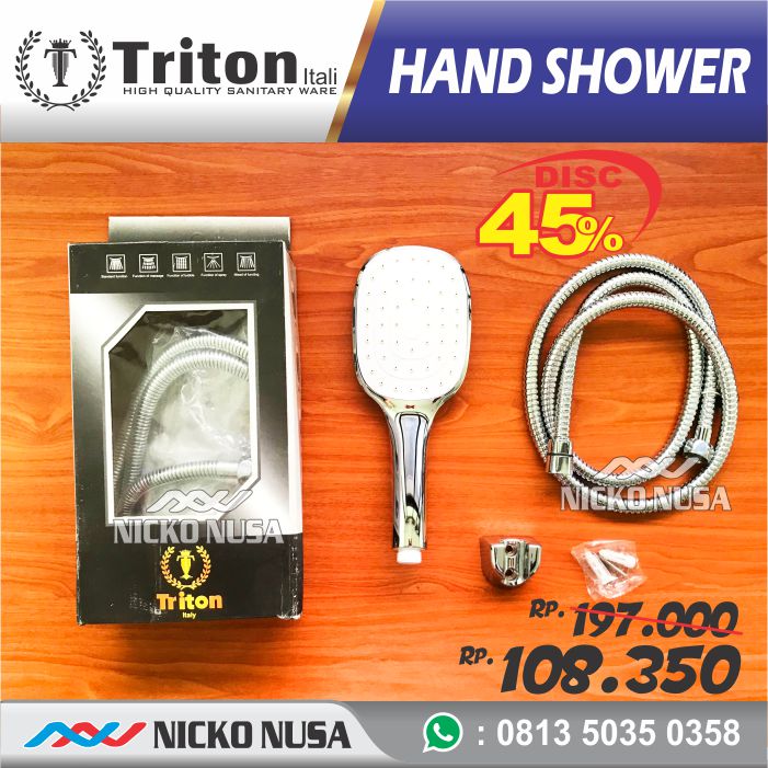 Hand Shower TRITON FT710 JL99C Kepala Shower - Gambar 3