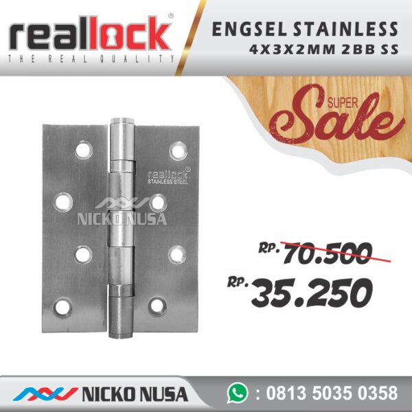 ENGSEL STAINLESS REALLOCK 4X3X2 2BB SS