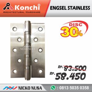 ENGSEL STAINLESS KONCHI 5x3x3MM 4BB SS