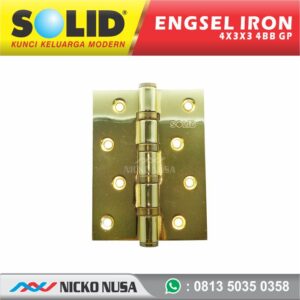 Engsel solid HST SLD 02 4X3X3 4BB GP