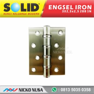 Engsel solid HST SLD 02 4X3X3 4BB SN